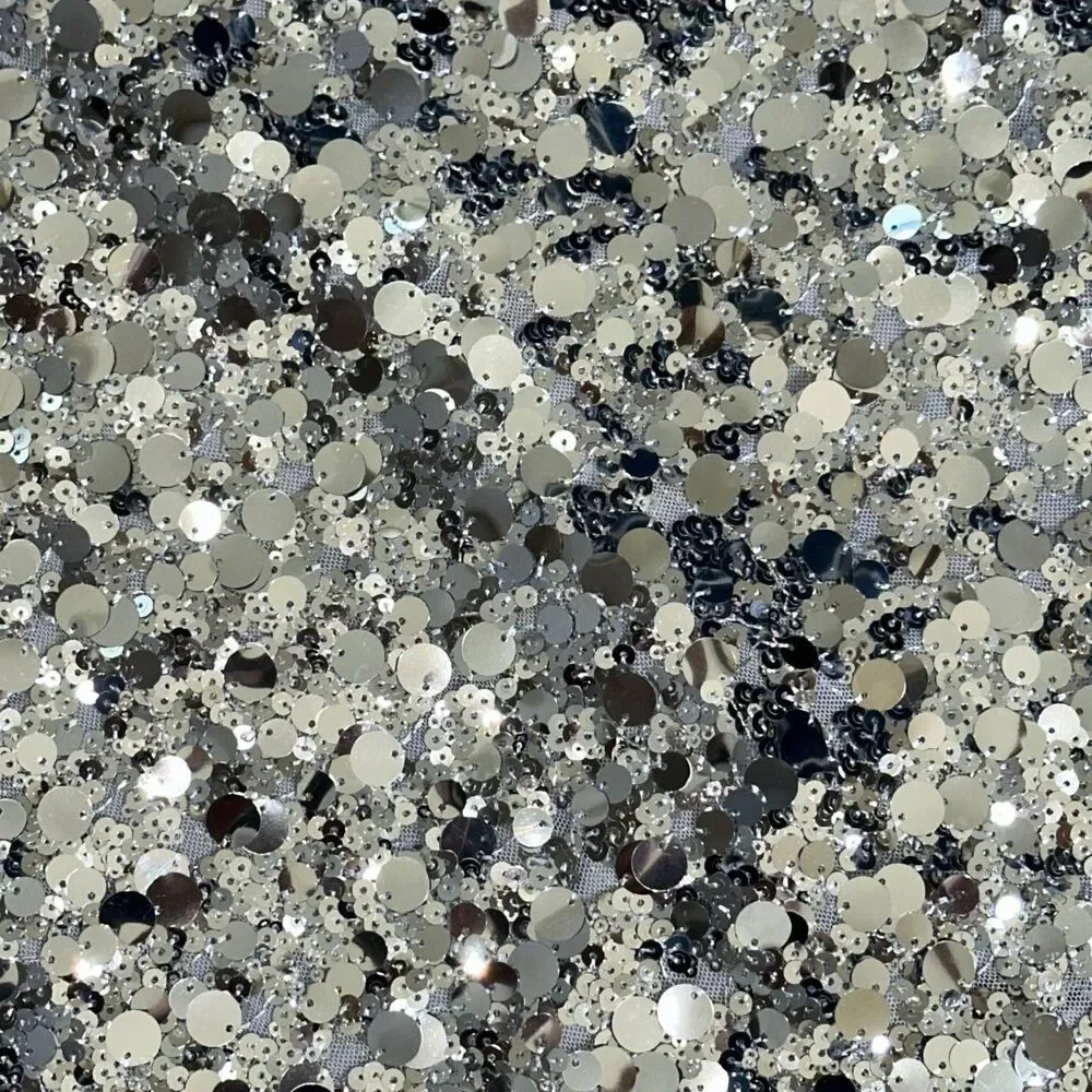 Art Class Silver Sequin Mini Skirt Girls XL 14 Holiday School Party Sparkly - Picture 4 of 8